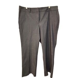 Talbots Newport Pant Curvy Fit Women's Petite 16P Grey Trouser Leg NWT
